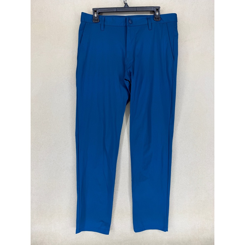 Rhone Men's 33 Blue Commuter Pants Flat Front Stretch Performance Style 100161